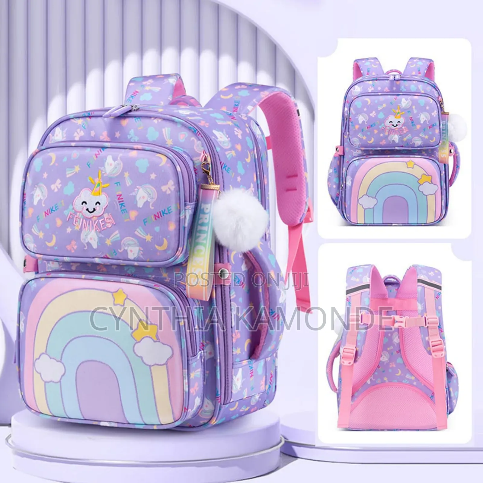 Girls Rainbow Backpack