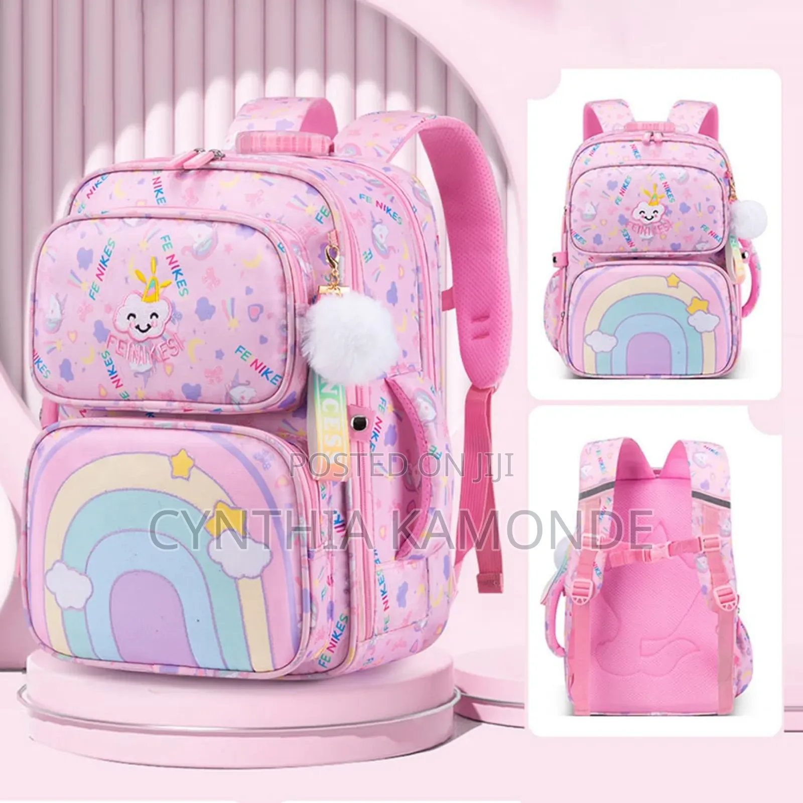 Girls Rainbow Backpack