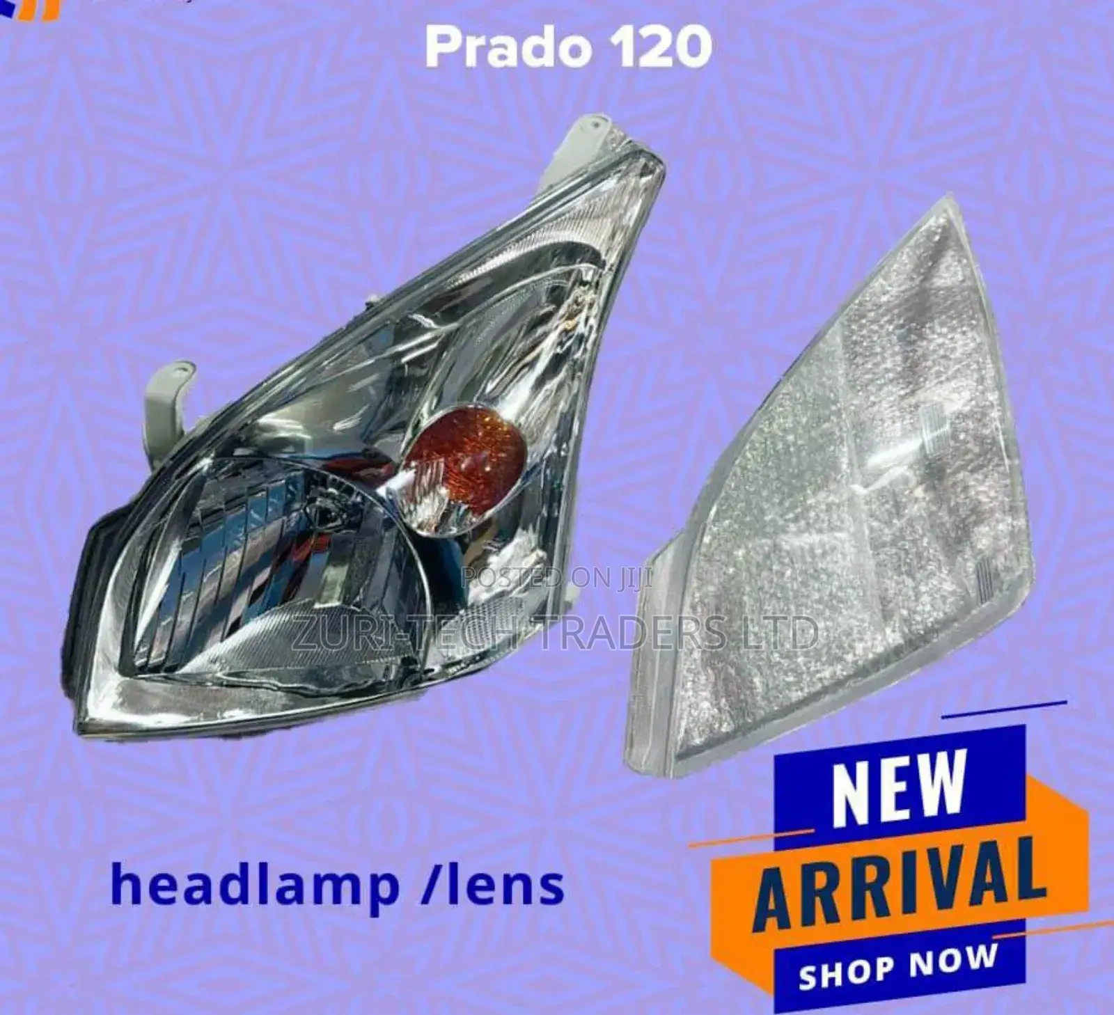 Prado 120 Headlight Lens