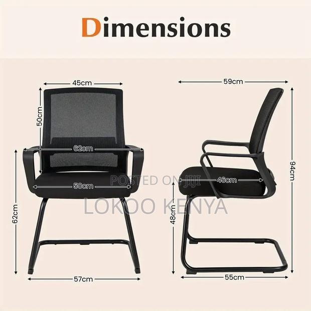 Office Chair :Ergonomic Medium -Back Office Chair - thumbnail 2