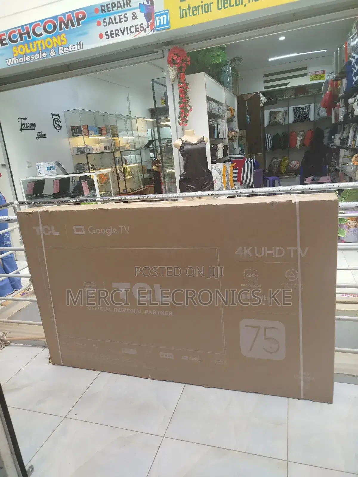TCL 75′′ V6b HDR Google Tv – 75v6b (New 2024 Model)