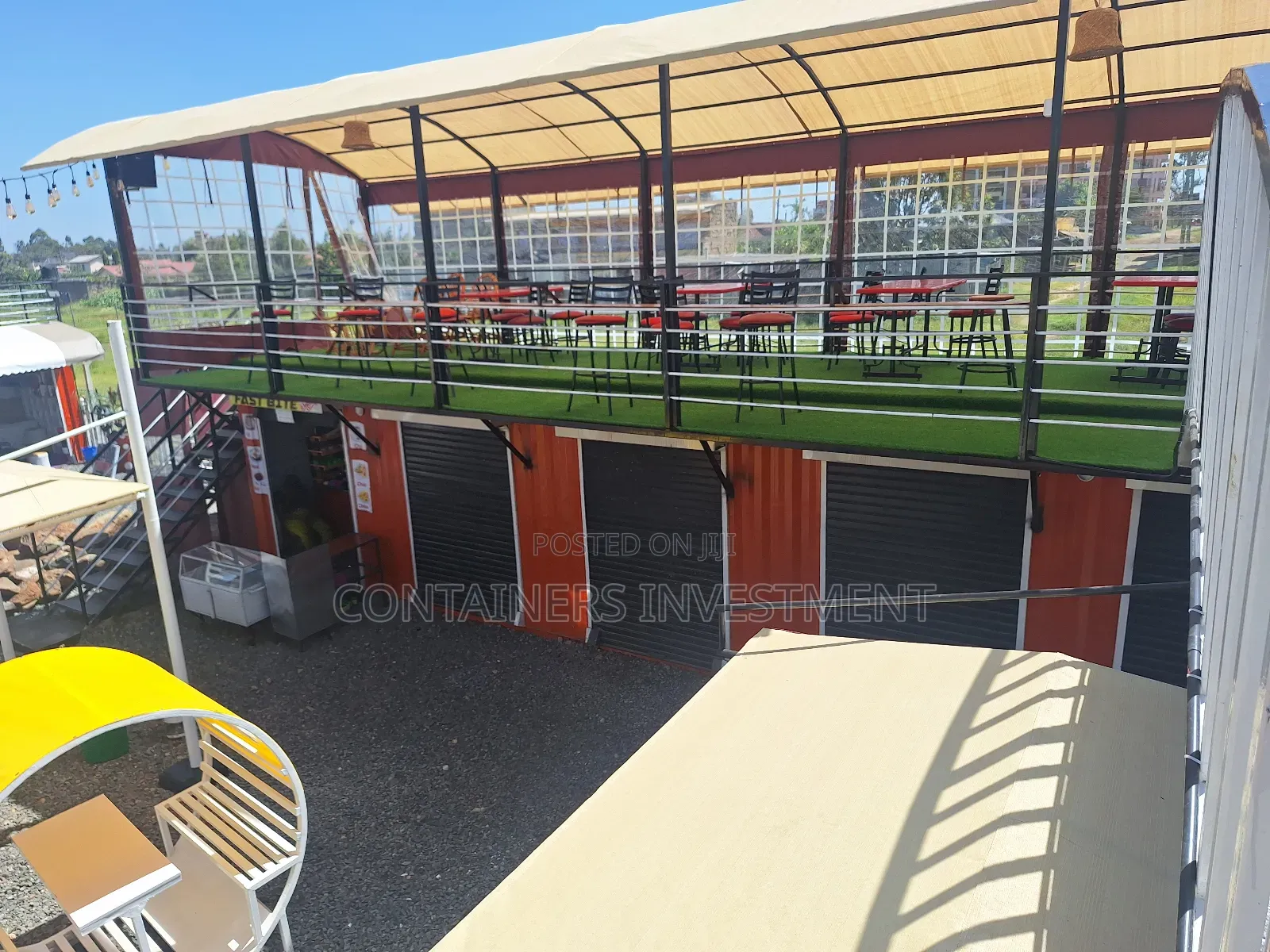 Container Stalls Set Up- 40ft And 20ft. Beautiful Space.