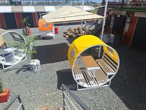 40ft Containers 4 Units Into A Container Shopping Centre.