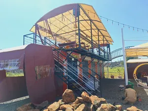 40ft Containers Converted Into An Ourdoor Container Centre.