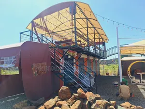 40ft Containers Converted Into An Ourdoor Container Centre.