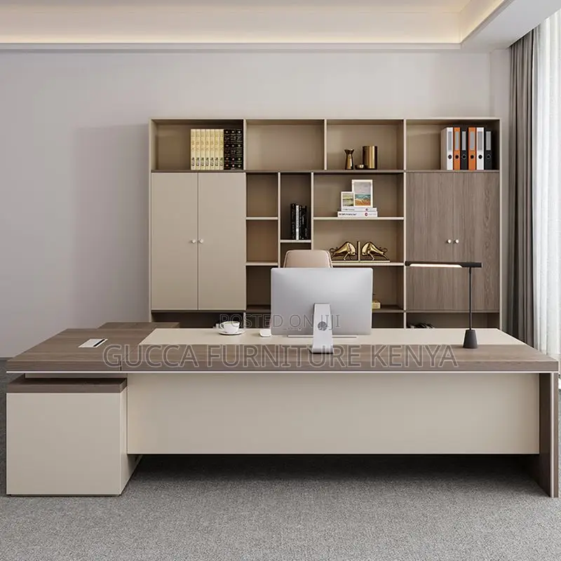 Office Table:1800mm L-Shaped Design Executive Senate Table