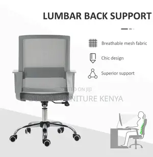 Office Chairs: Swivel Height Breathable Mesh Computer Chair