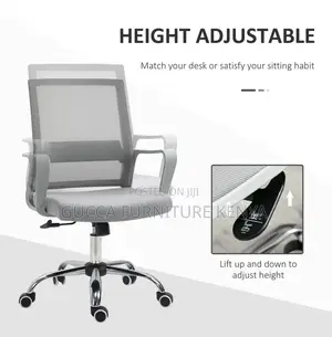 Office Chairs: Swivel Height Breathable Mesh Computer Chair