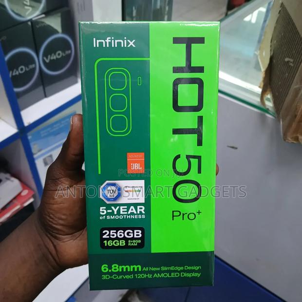 New Infinix Hot 50 Pro+ 4G 256 GB Black