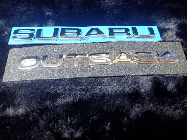 Subaru or Outback Decal Badge