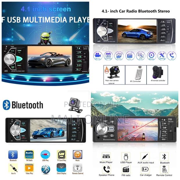 Bluetooth Multimedia Head Unit Stereo Car Video Player
