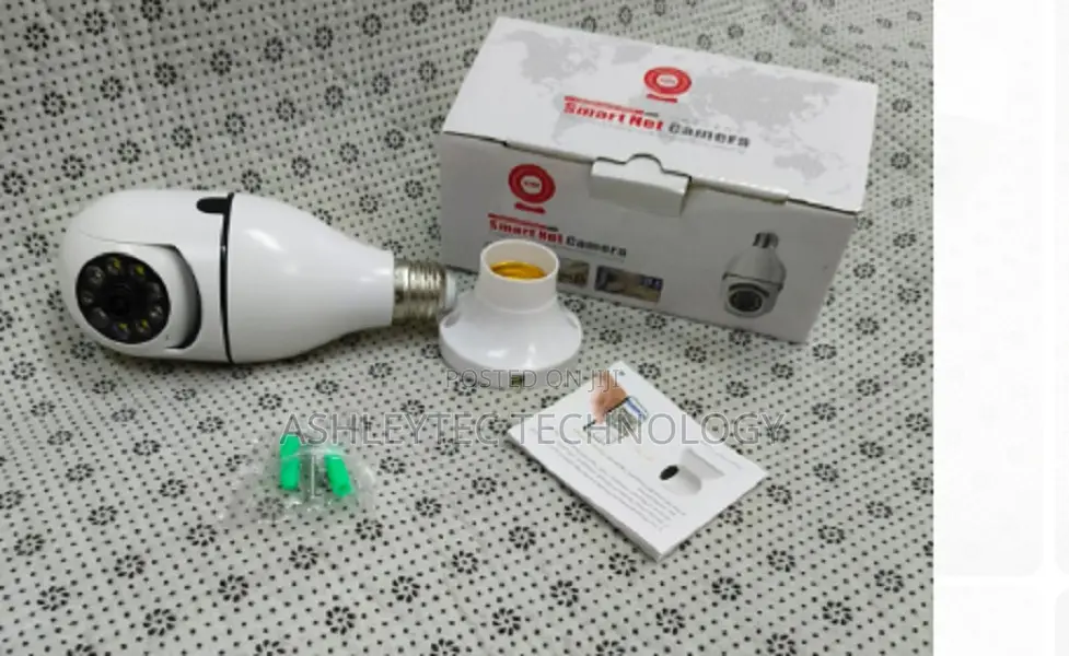 Bulb WIFI Dual 2 Lens Camera | WIFI Smart Camera V380 Pro