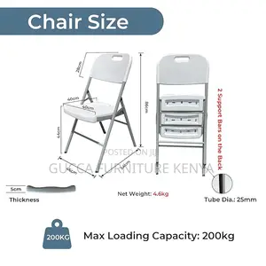 Office Chairs: Heavy Duty Molded Plastic Stackable Seat