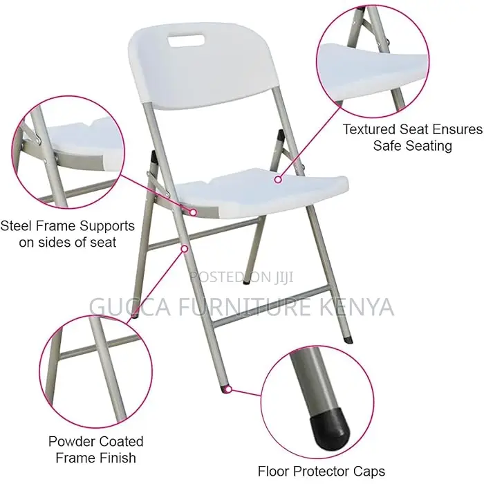 Office Chairs: Heavy Duty Molded Plastic Stackable Seat