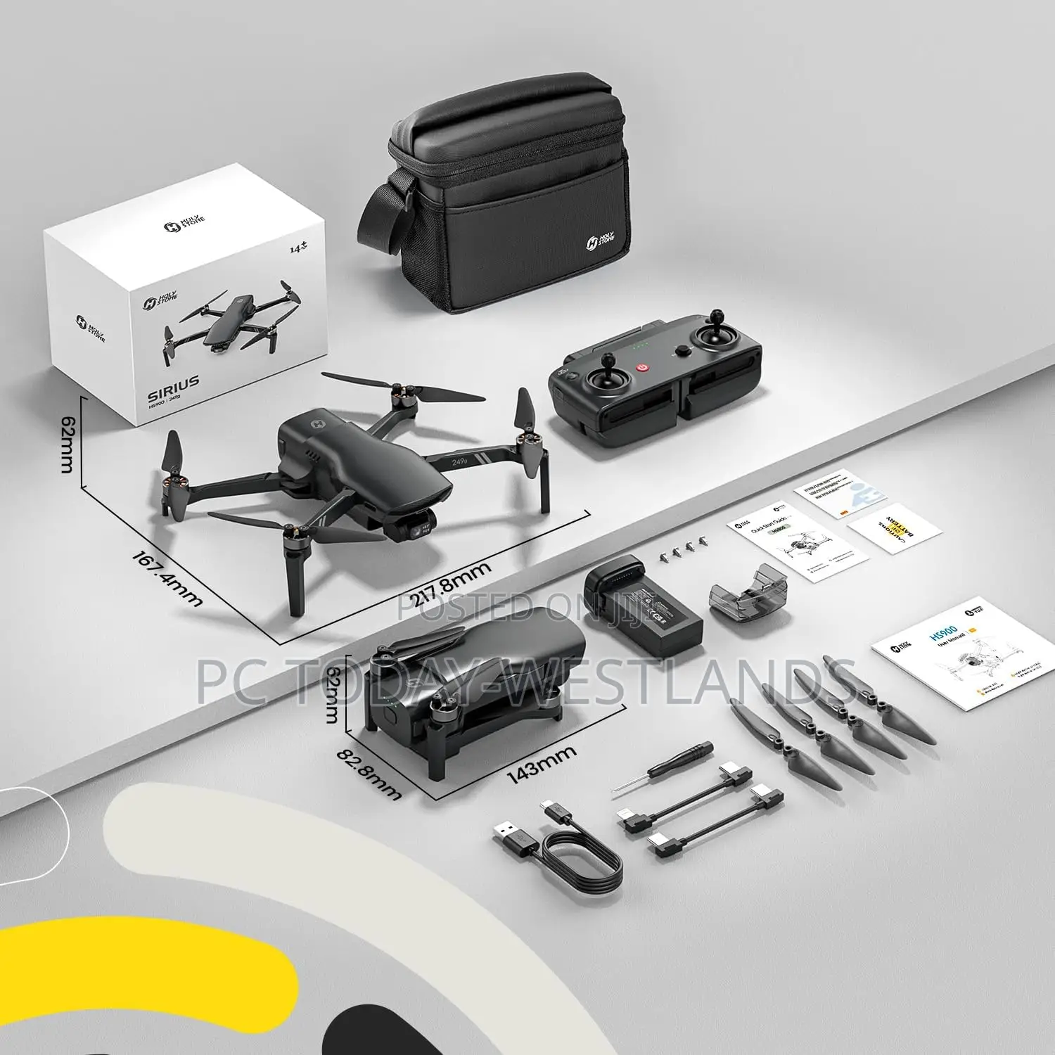 Holy Stone Hs900 249g Lightweight GPS Drones With Camera