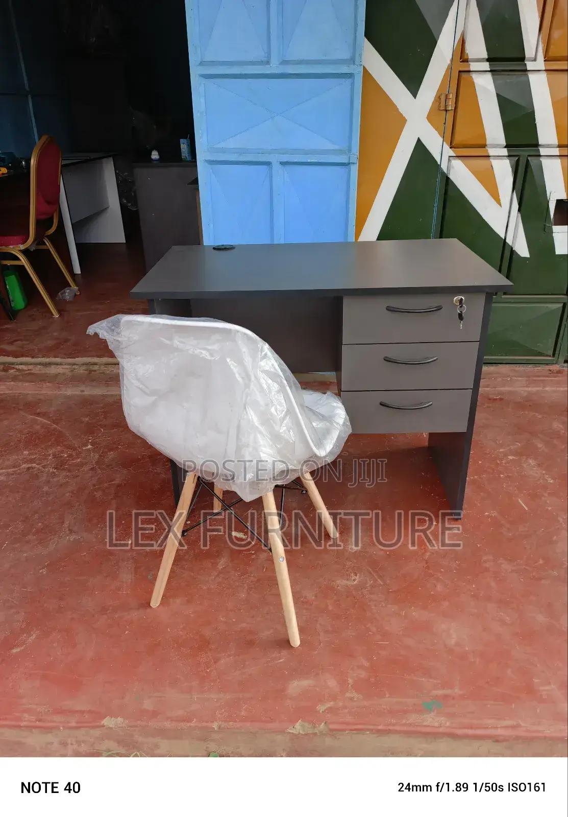 3drawer Office Desk Plus Chair