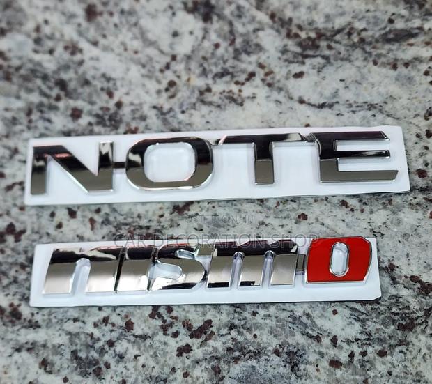 NOTE or NISMO Decal Badges Per Pc 1000
