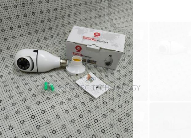V380 Dual Lens PTZ Bulb IP Night Vision Camera