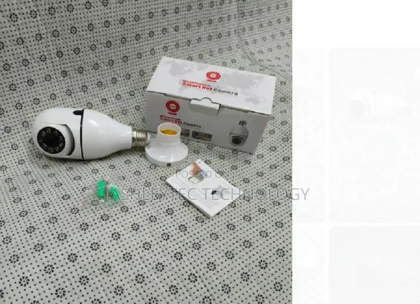 V380 Dual Lens PTZ Bulb IP Night Vision Camera