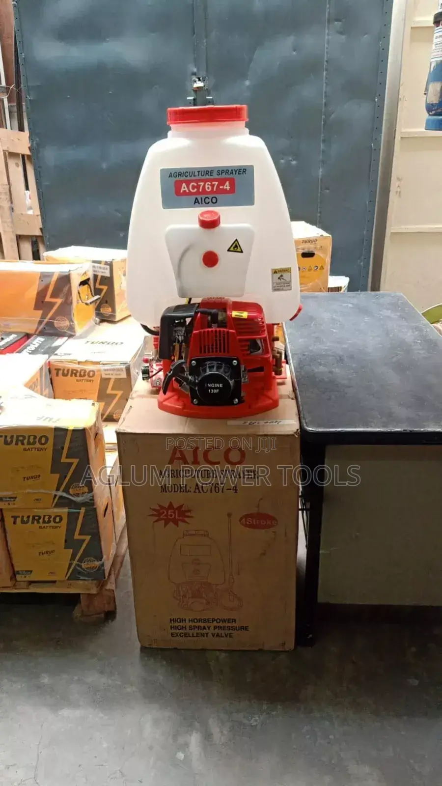 Aico 4 Stroke Petrol Powered Knapsack Sprayer