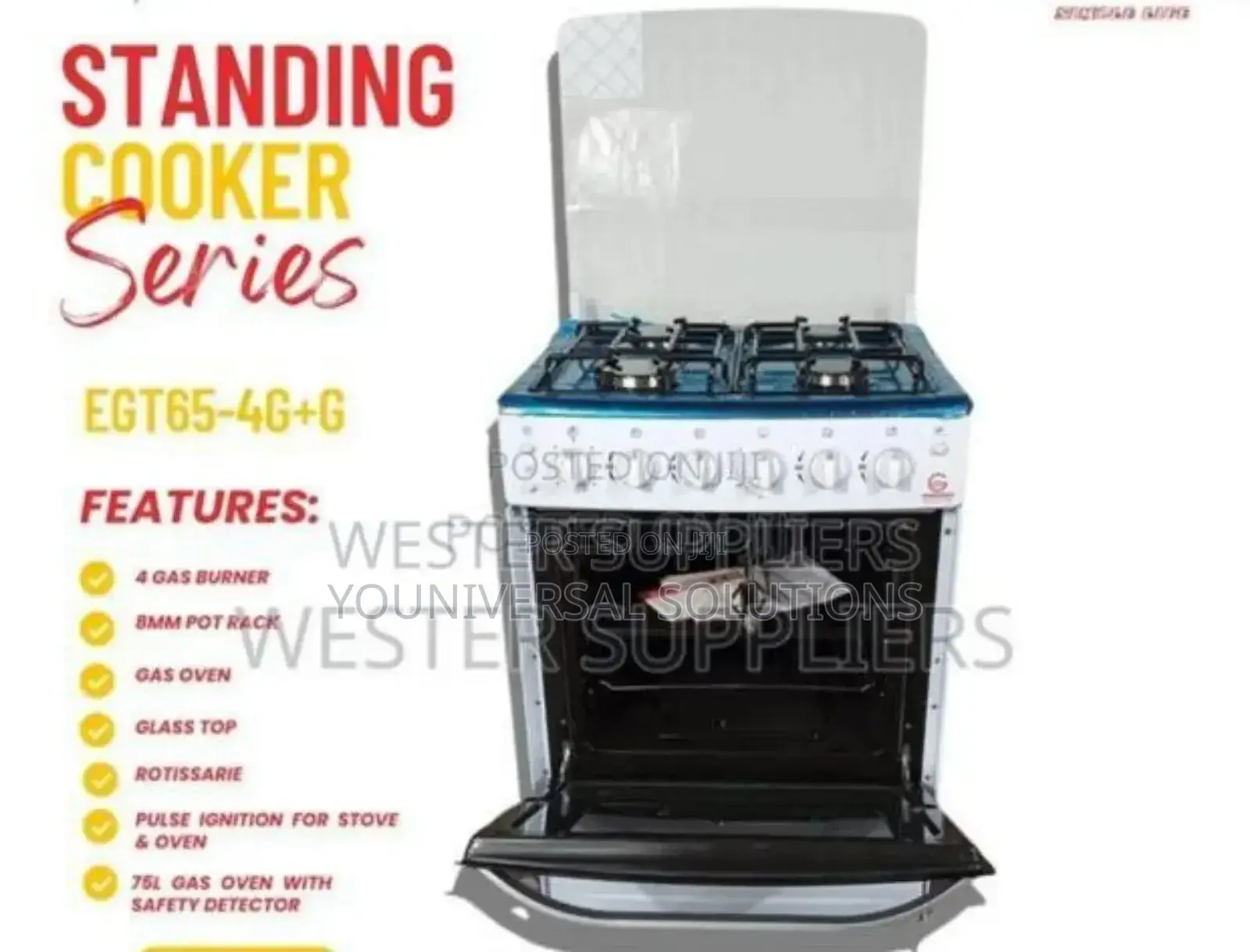 Standing Cooker Eurochef 60*60 Full Gas