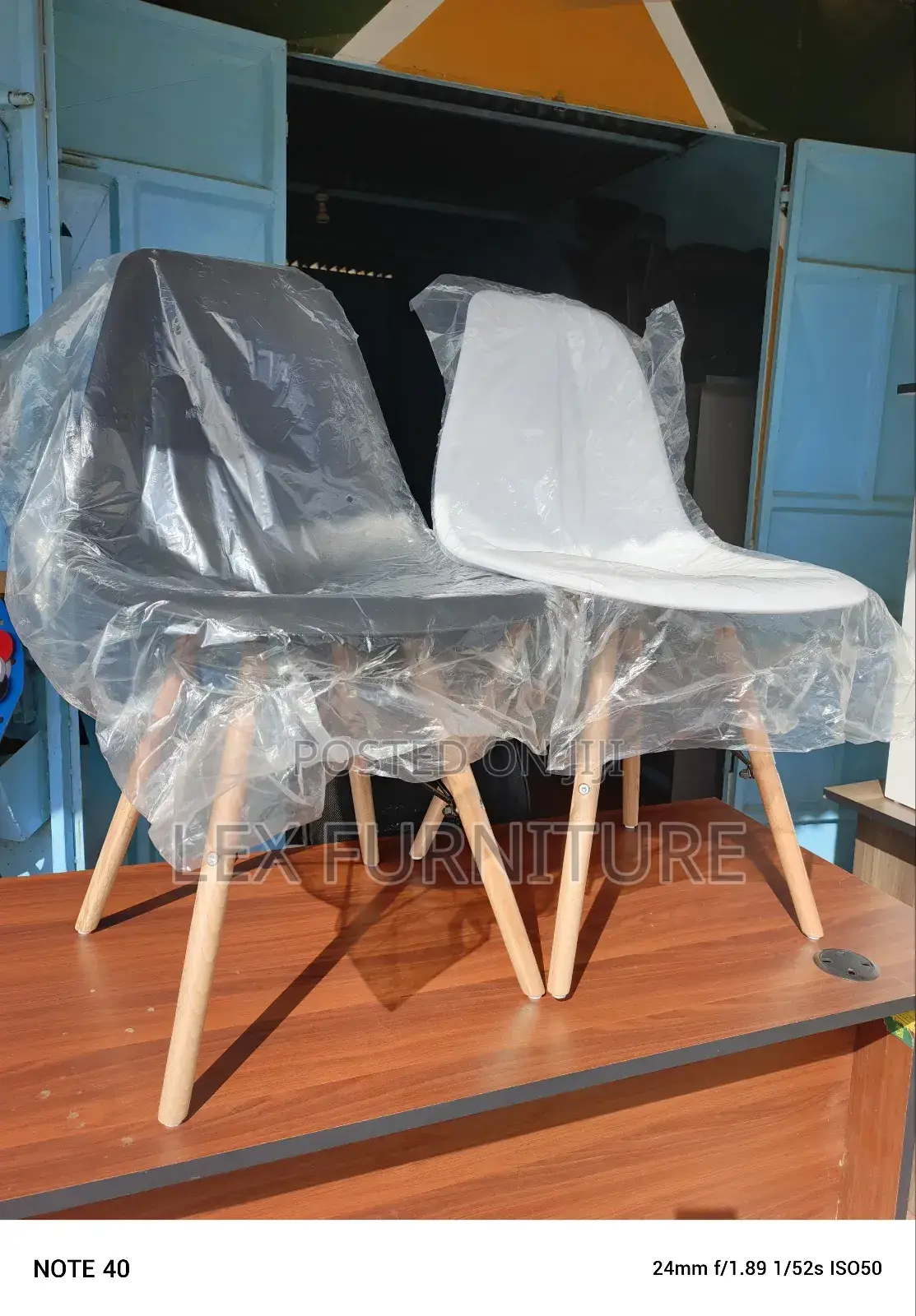 Wooden Stand Eames Chair