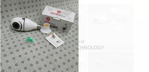 WIFI Bulb Camera Two Way Audio>V380 Dual Lens PTZ Bulb IP