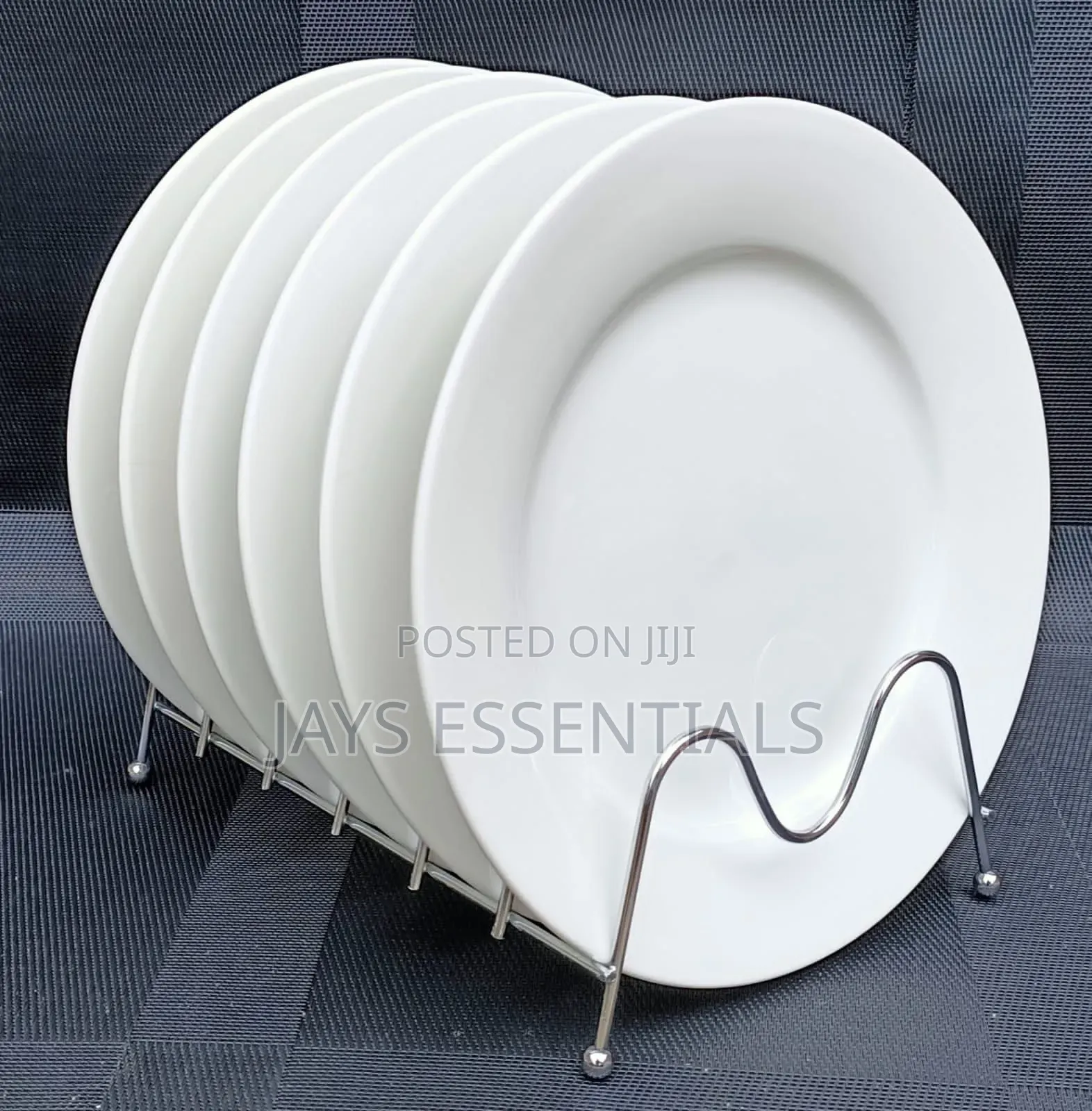 6pc White Dinner Plates