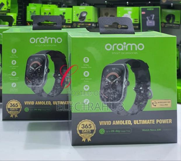 Oraimo Watch Nova AM OSW-812 2.01" AMOLED Smart Watch - main view