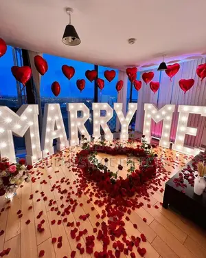 Marry Me’ Marquee Letters for Hire – Perfect Proposals!