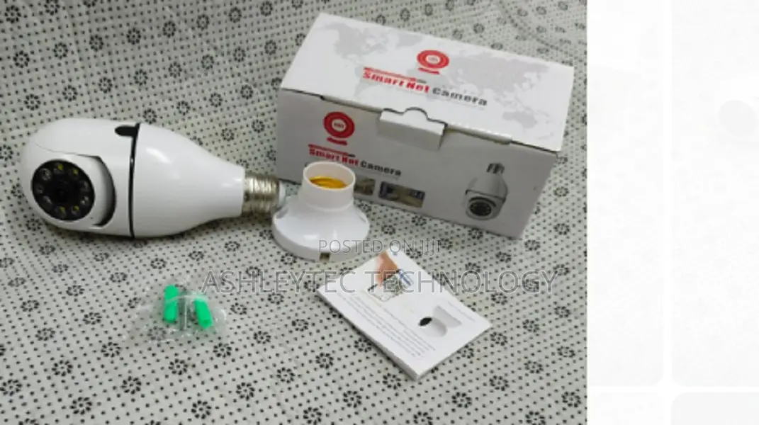 V380 PTZ Bulb Wifi Camera Dual Lens Nanny Quality Camera