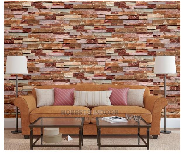 Brick Reddish Decorative Wallpaper - main view