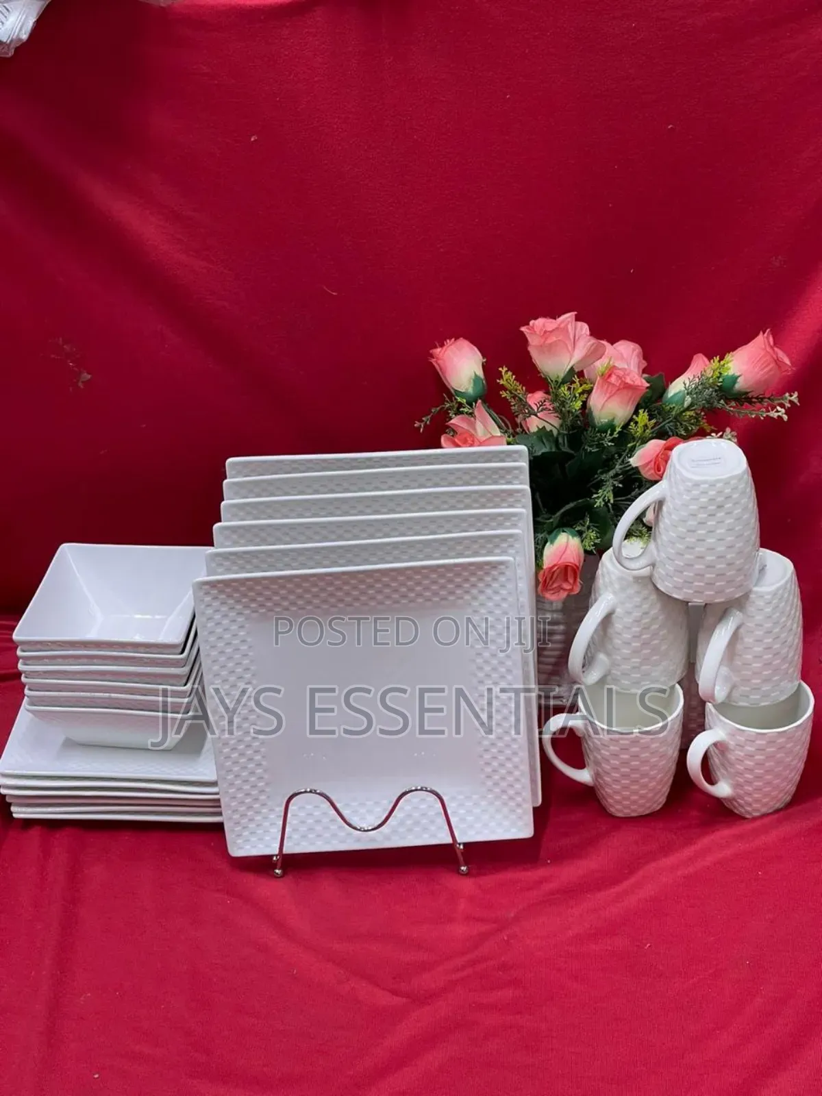 24pc Square Dinner Set