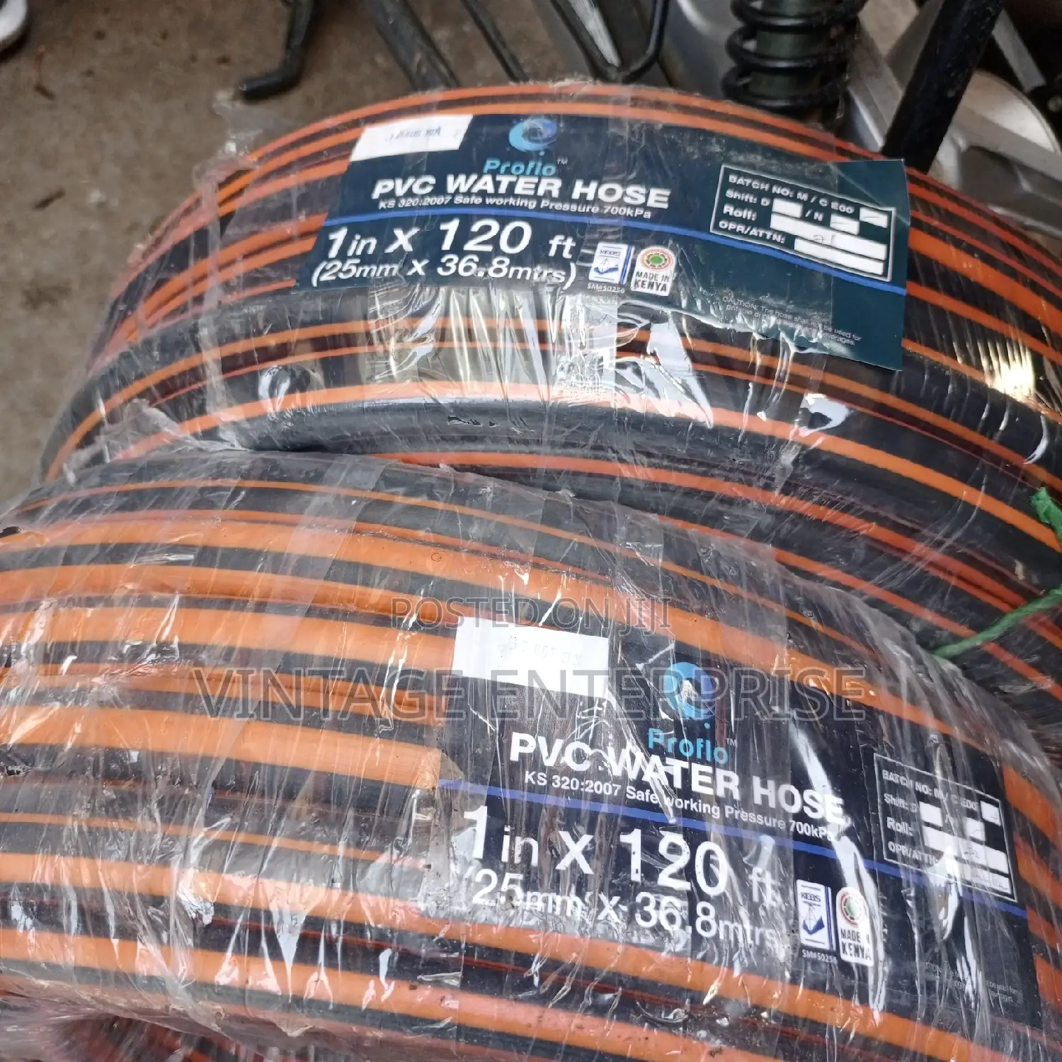 Hose-Pipes Zebra 1inch by 120 Ft