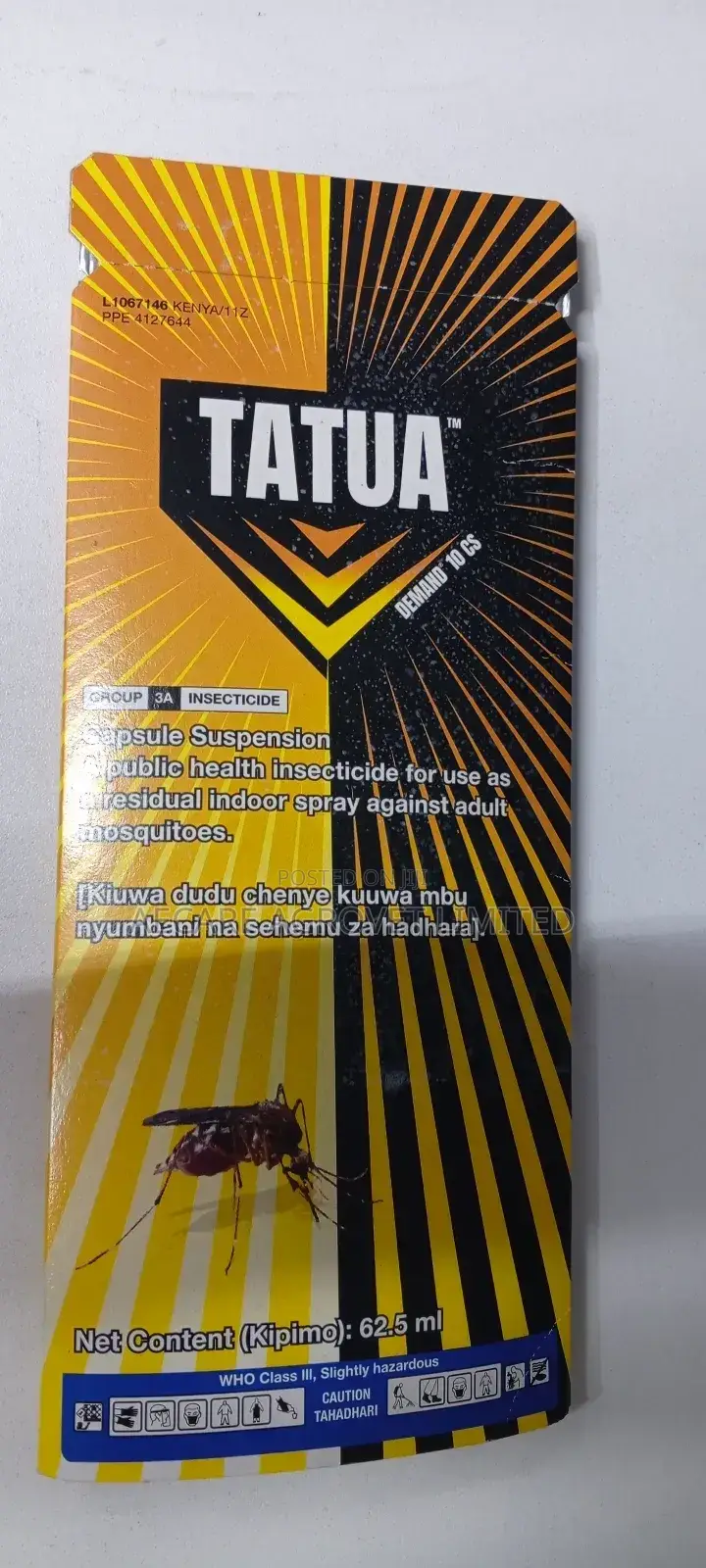 Tatua Demand 10cs Mosquito Insecticide 62.5ml