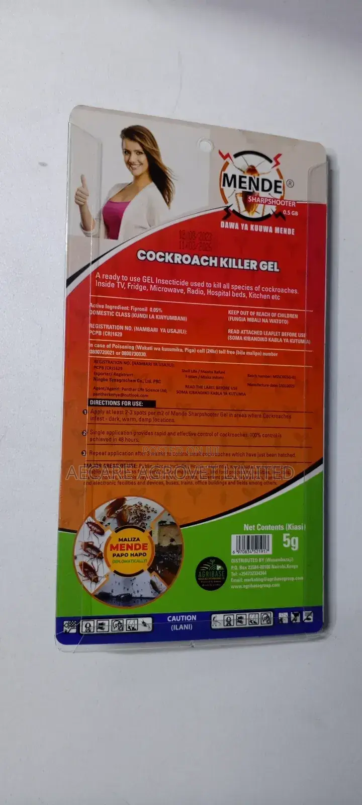 Mende Sharpshooter 5G Cockroach Killing Gel
