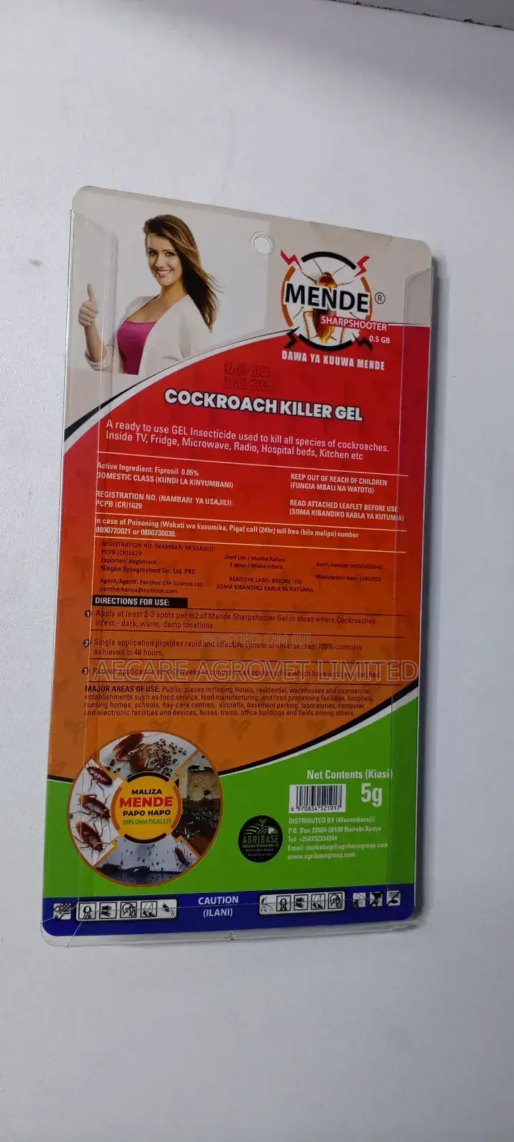 Mende Sharpshooter 5G Cockroach Killing Gel