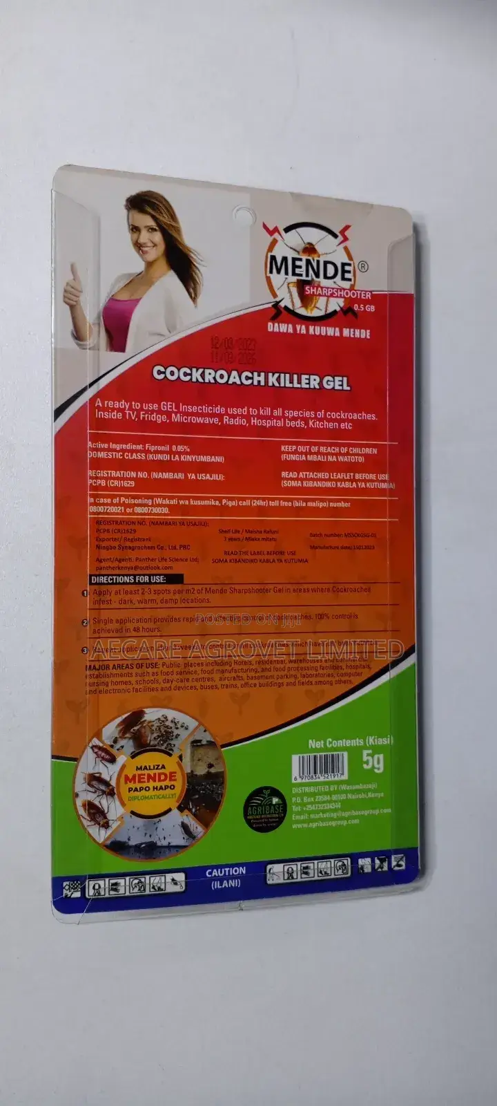 Mende Sharpshooter 5G Cockroach Killing Gel
