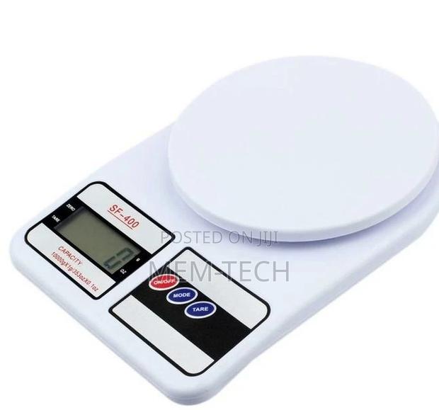 LCD Digital Cooking Weighing White 10000g - main view