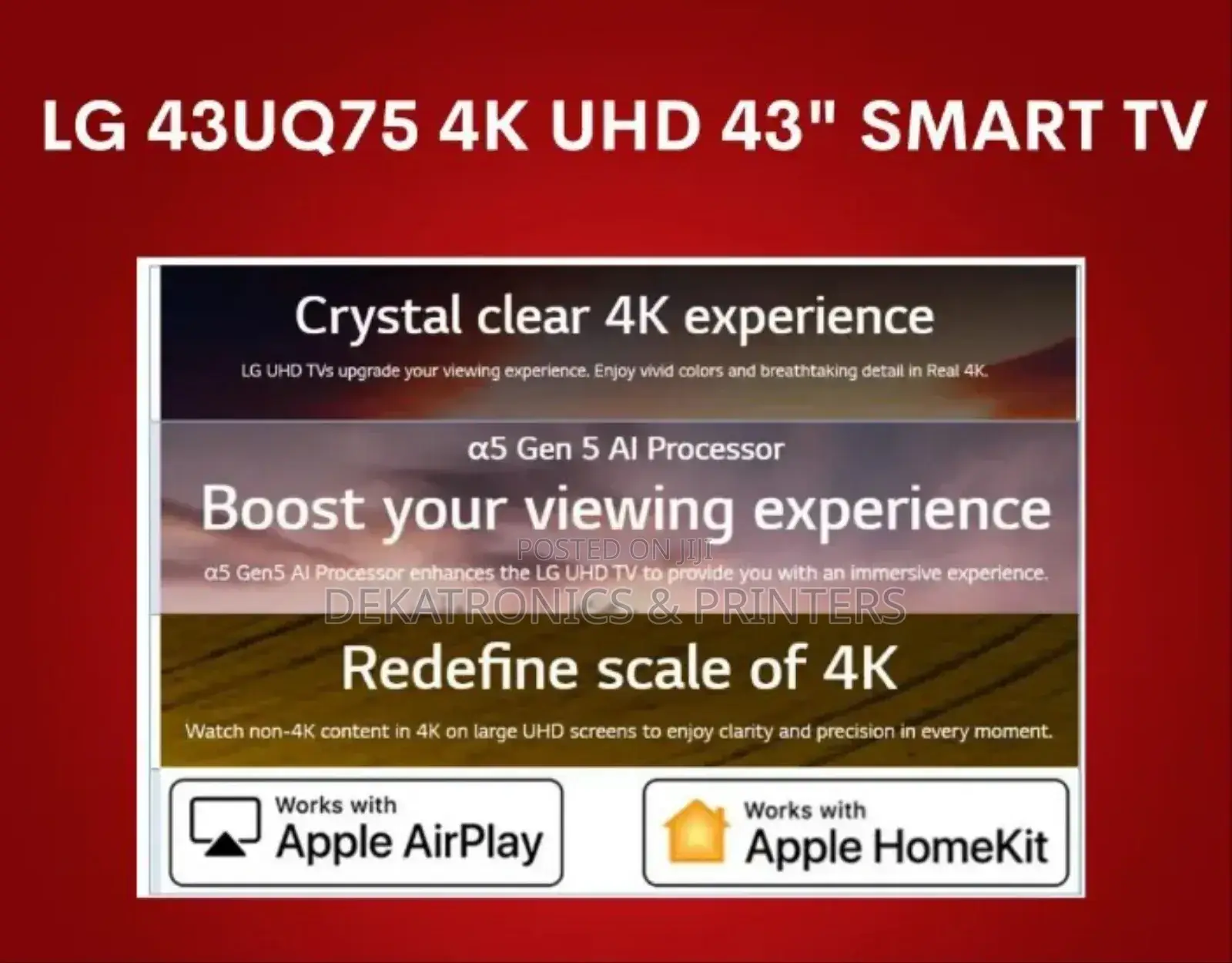 LG 43 Inch Smart Tv 43UQ75