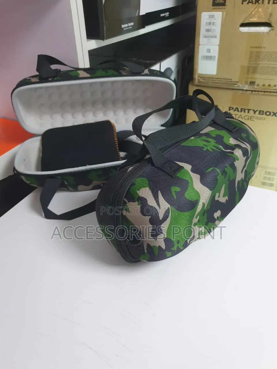 Angry Bull Carrying Case for JBL Extreme 3/4 Black/Camouflage/Brown