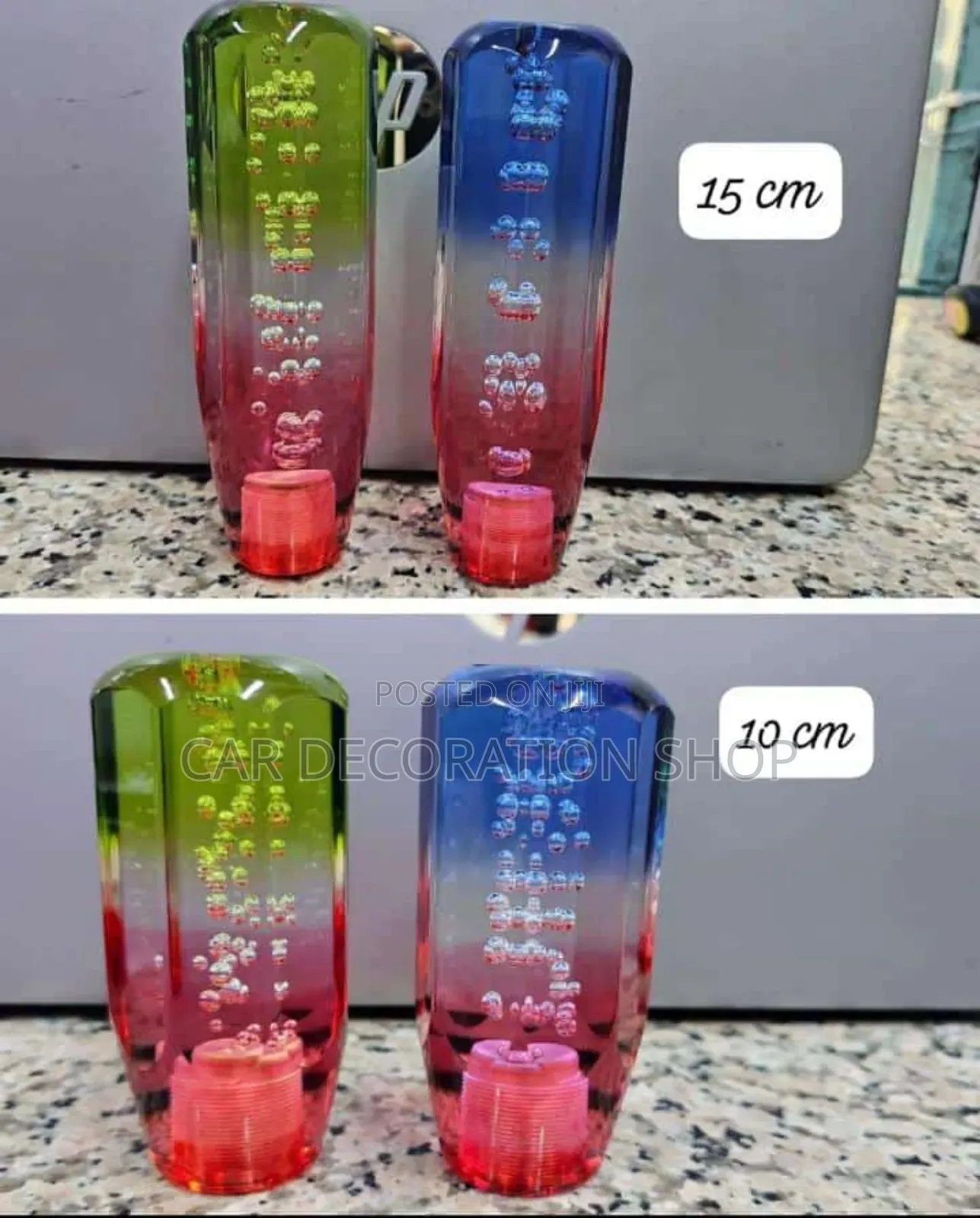 New Colored Bubblish Gear Shift Knob in 10/15cm No Lights
