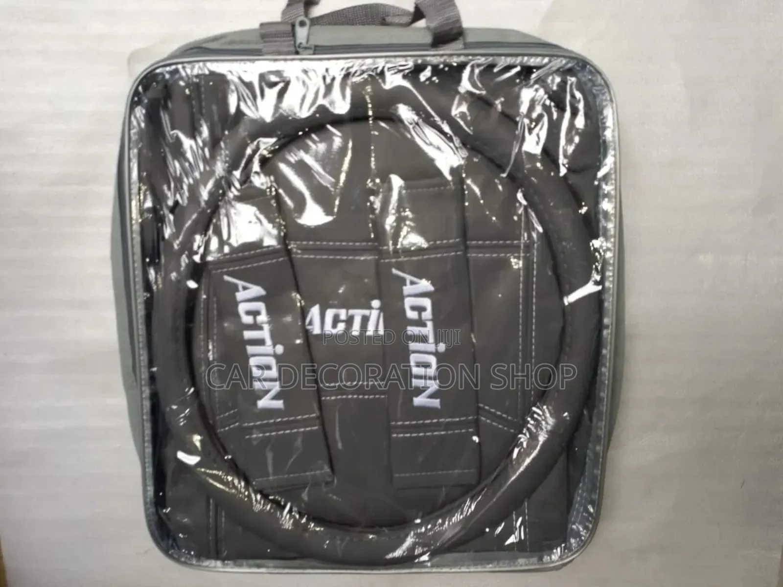 Action Grey Seat Cloth Top Cover