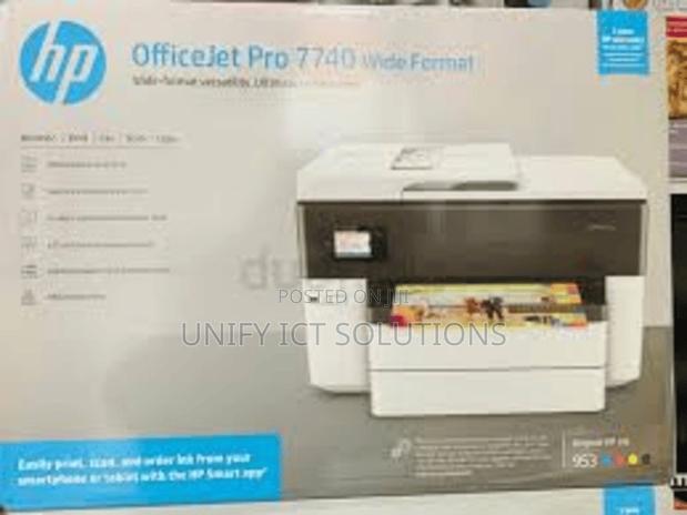 HP Officejet Pro 7740 A3 Wireless All-in-One Printer - main view