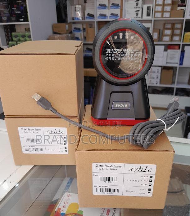 XB-8602 2D Desktop Table Mount Barcode Scanner - main view