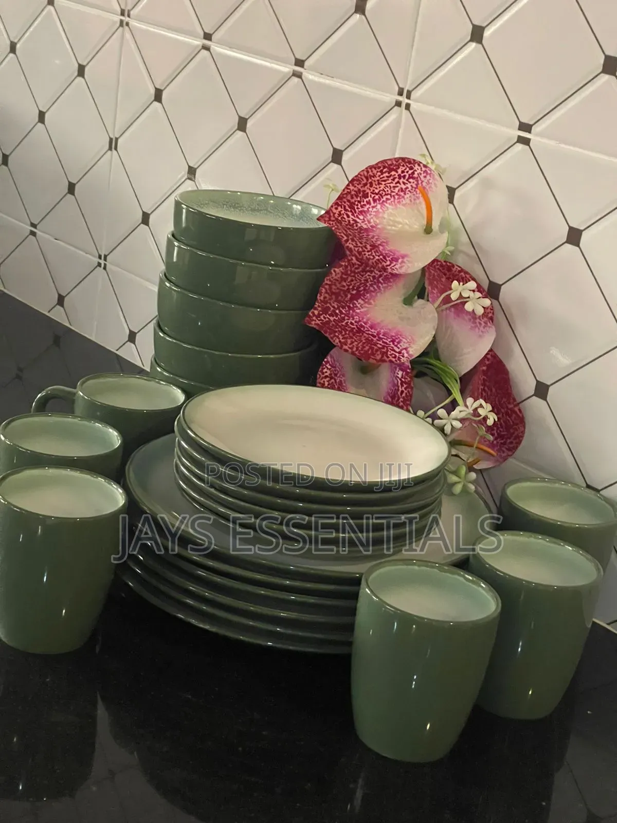 24pc Ceramic Dinner Set
