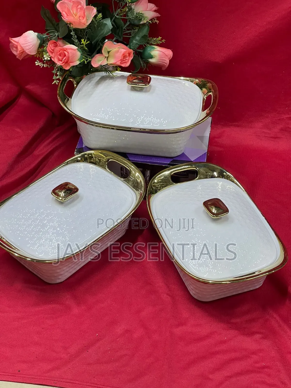3pc Ceramic Serving Dishes