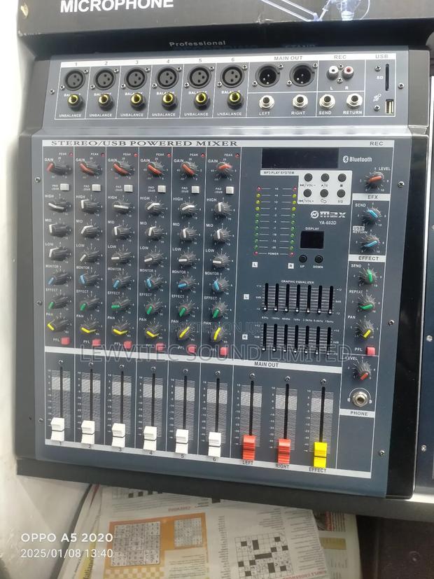 Max 602D Powered Mixer - main view