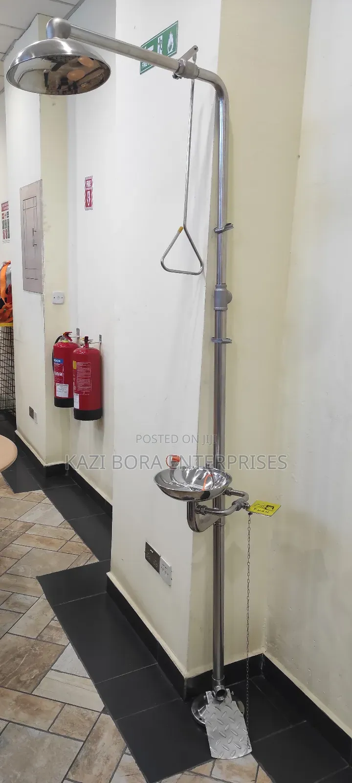 Emergency Shower With Eye Wash Stations