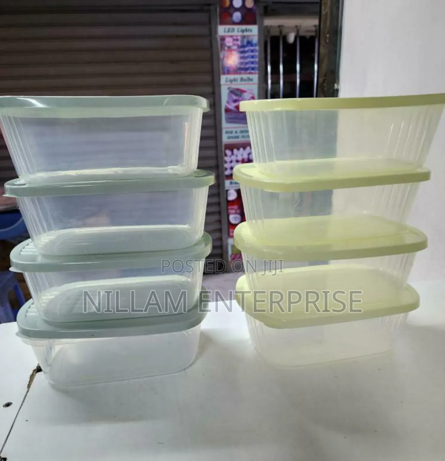 4pc 1000ml Food Storage Box,
